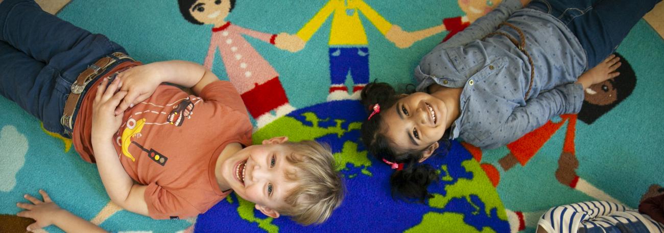 Kids at the internationalpreschol
